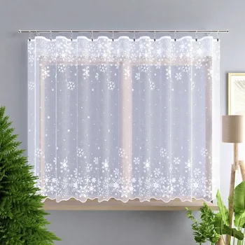 Záclona Záclona žakárová, Polárka metráž, bílá