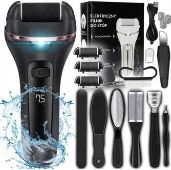 ELEKTRICKÝ PILNÍK NA NOHY BRUSKA STRUHADLO NA PATY SADA 6 ROLÍ PŘÍSLUŠENSTVÍ