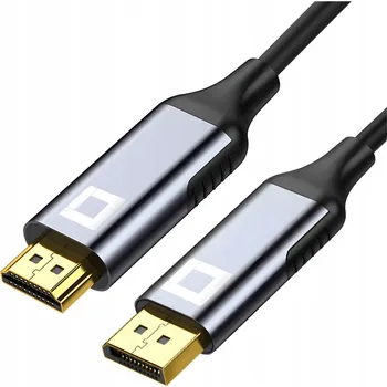 Video kabel CO2 KABEL DISPLAYPORT HDMI 2.1 KABEL DP - HDMI FHD 240HZ 8K 60HZ HDR 1M