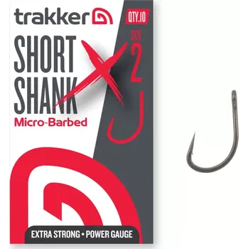 Rybářský háček Trakker Háčky Short Shank XS Hooks Micro Barbed - vel. 4 10ks