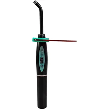 Dentální hygiena Profesionální dentální LED vytvrzovací světlo 5W 5S/3 mm Bezdrátová dobíjecí lampa 420–480 nm 1200–2000 mW/cm² černá