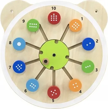 Dřevěná hračka Dřevěná Tabulka Přiřaď Čísla Certifikace FSC VIGA