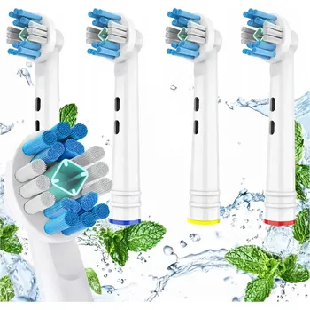 Péče o chrup HLAVICE PRO ELEKTRICKÝ ZUBNÍ KARTÁČEK BRAUN ORAL-B – 4 KUSY + DÁREK
