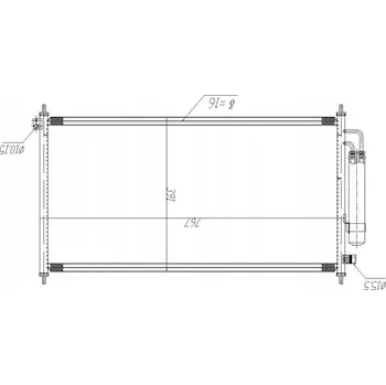 Klimatizace automobilu Hart 621 610 Kondenzátor klimatizace
