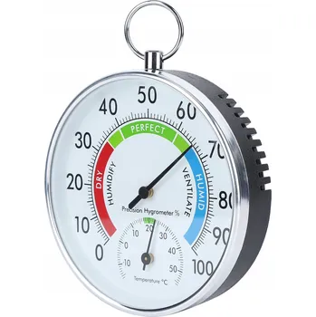 TEPLOMĚR A VLHKOMĚR ZÁVĚSNÝ DO POKOJE SKLENÍKU SKLADU 2 V 1