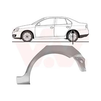 Příslušenství karosérie Boční stěna VAN WEZEL 5886147