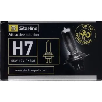 Osvětlení pro motocykl STARLINE žárovka H7 12V 55W PX26D (+30% WIĘCEJ ŚWIATŁA) (STARLINE žárovka H7 12V 55W PX26D (+30% WIĘCEJ ŚWIATŁA))