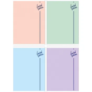 Sešit Sešit A5 60 listů čtvereček Gimboo pastel mix