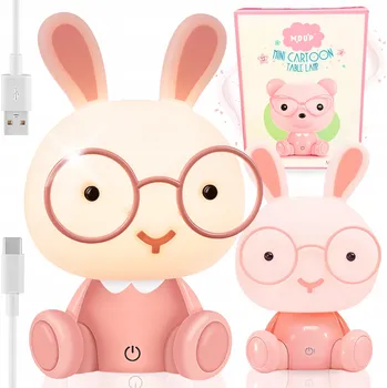 Lampička Noční lampa Polux růžová