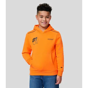 Dámská mikina Dětská mikina McLaren Jr FW OP Driver Hoodie Orange 146