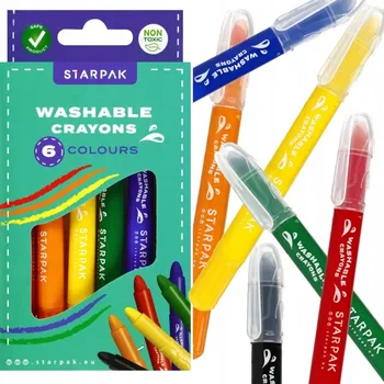 Kresba Gelové Pastelky Starpak 6 ks