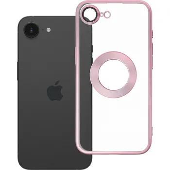 Náhradní díl pro mobilní telefon Kryt pouzdra Glam iPhone 16E (SE 4 2025) Rose Pink