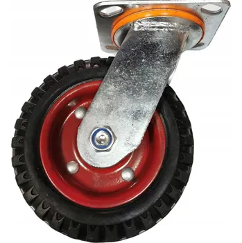 Pojezdové kolečko PLNÉ OTOČNÉ KOLO S DRŽÁKEM PRO VOZÍK, NOSNOST 160 kg