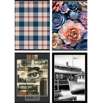 Sešit Sešit A5 s mřížkou Gimboo, 80 listů