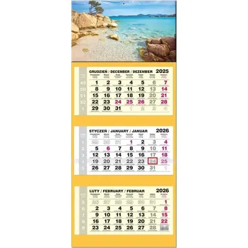 Kalendář Kalendář 2026 třídílný Lux s vypouklou hlavou SARDINIE KS26-98Y