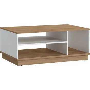 Konferenční stolek Stolek konferenční bílá alpin/dub grandson PLISSEE