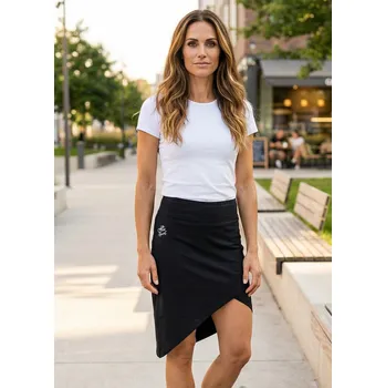 Dámská sukně Dámská sukně ALTISPORT LARCA LSKT347 ČERNÁ S