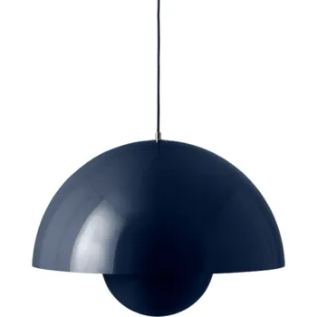 Závěsná lampa Flowerpot VP2 Ø 50 cm "Steel Blue" &Tradition