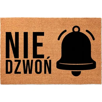 Rohožka KOKOSOVÁ VSTUPNÍ ROHOŽKA 40X60 KE DVEŘÍM S HUMOREM - NEVOLEJTE