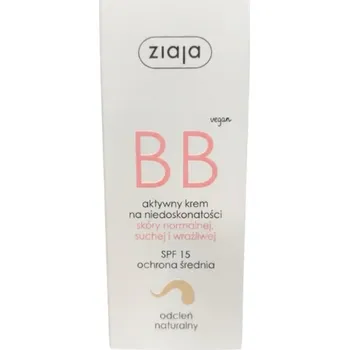 Kosmetika Ziaja BB Cream Normal Dry&Sensitive Skin BB cream for normal and dry skin SPF15 50ml Natural