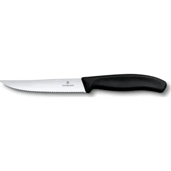 Kuchyňský nůž VICTORINOX Steakový nůž zubaté ostří 11 cm, 6.7933, černý