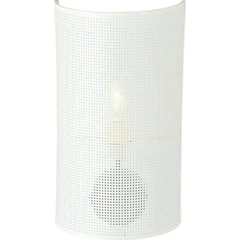 Nástěnné svítidlo ASTON K1 WHITE/GOLD Nástěnné svítidlo Ocel lakovaná. Stínidlo černé 10W MAX LED