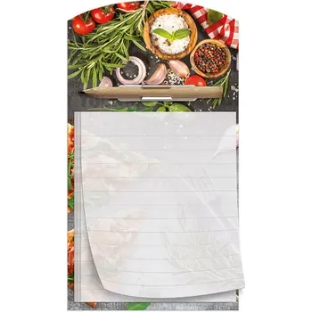 Magnetický trhací zápisník s tužkou - Koření - 1132-0346