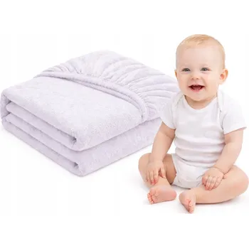 Prostěradlo Froté Prostěradlo s Gumou 60x120 do Dětské Postýlky BAVLNA BARVY