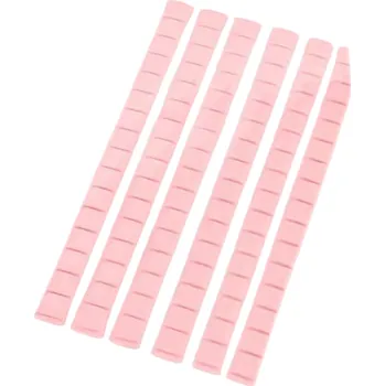 Lepidlo na nehty 96 ks Gelové opakovaně použitelné lepidlo na umělé nehty 5 mm x 2,54 cm Nehtová hlína pro cvičný stojan na nehty růžová