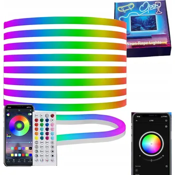 LED páska RGB LED PÁSEK 10m, RGB LED pásek 230V 1A, SILNÝ DÁLKOVÝ OVLADAČ + APLIKACE