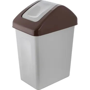 Odpadkový koš Odpadkový koš plastový Branq 25 l hnědý