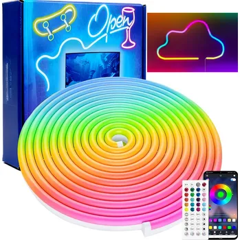 LED páska LED pásek RGB 6m IP65 Dálkový Ovladač Aplikace Neon Dekorativní Vodotěsný