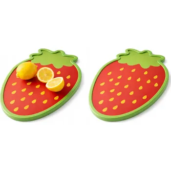 Kuchyňské prkénko Deska do krojenia ve tvaru jahody 26 x 18,8 cm BPA FREE