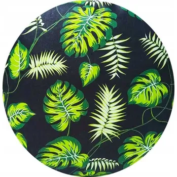 Polštář KULATÝ POLŠTÁŘ NA STOLIČKU TABURET 40cm BAVLNA