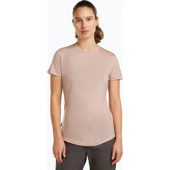 Dámské oblečení Dámské trekingové tričko icebreaker Merino 125 Cool-Lite™ Sphere III pink quartz
