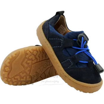Chlapecké polobotky Dětské barefoot boty Froddo G3130293 Dark blue - vel. 26