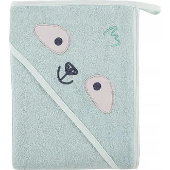 Kryt s kapucí Eevi 100 x 100 cm zelený