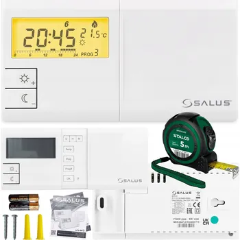 Termostat PROGRAMOVATELNÝ TÝDENNÍ TERMOSTAT SALUS 091 PRO KOTEL / TOPENÍ, DRÁTOVÝ