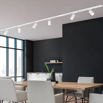 Lampička Briloner Kolejnicový systém 230 V, bílý, 6 reflektorů, délka 2,25 m bílá 6 x 9 W LED - Doprava zdarma