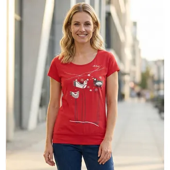 Dámské tričko Dámské triko ALTISPORT CARRYOVER ALW043120 ČERVENÁ S