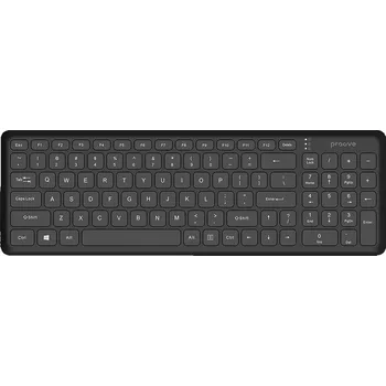 Klávesnice Proove - Bezdrátová klávesnice Classic Code (KBCDEN00003001) - 2,4 GHz, membránové spínače, 98 kláves, baterie 1xAAA - černá