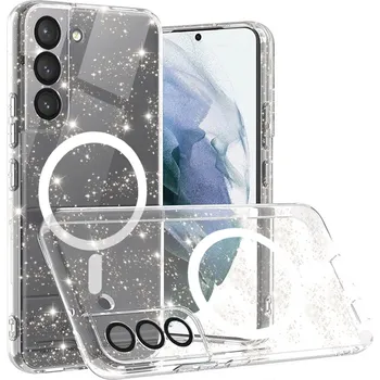 Pouzdro na mobilní telefon Techsuit - SparkleSkin MagSafe Series - Samsung Galaxy S22 Plus 5G - čirý
