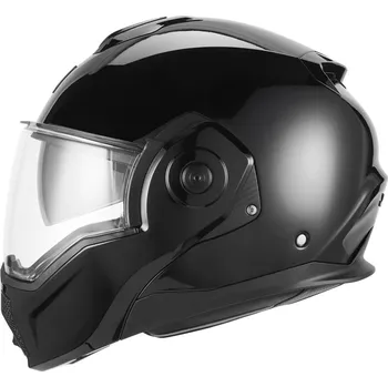 Motodoplněk Překlápěcí helma na motorku NOX PREMIUM Spinner černá L