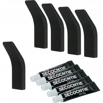 Věšák Samolepicí háček Global Service černý