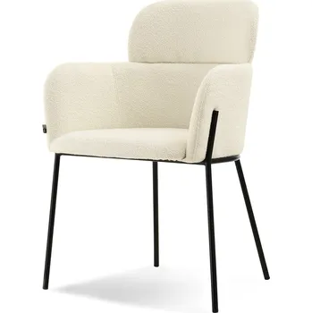 Křeslo Mebel Partner Baggie K (krémová + černá)