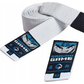 Ground Game Dětský BJJ pásek K3 220cm - bílý