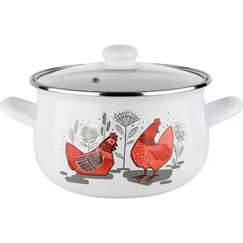 HRNEC RUBINKA SMALT PLEŠEV 18 CM 2,9 L