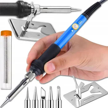 Páječka PÁJEČKA S REGULACÍ + 5 HROTŮ PÁJECÍ SADA PRO LED PÁSKY