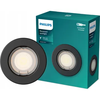 Bodové svítidlo Zápustné halogenové svítidlo LED GU10 hliníkové Peridot Philips