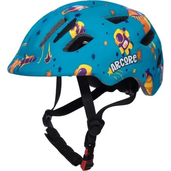 Cyklistická přilba Dětská cyklistická přilba Arcore BRAN 52-56 Modrá, Hnědá, Bílá